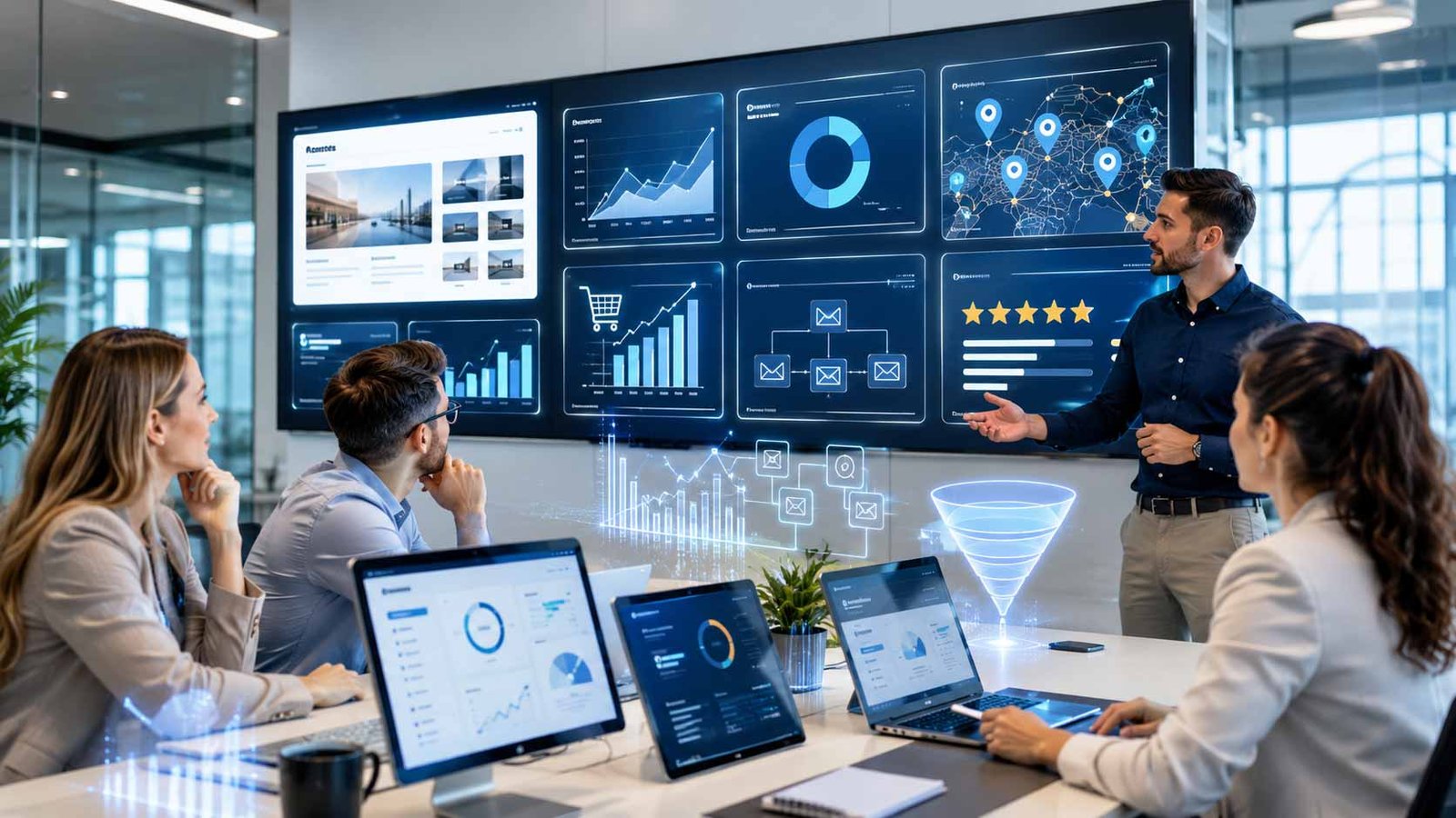 Compare digital marketing and web services for UK business growth