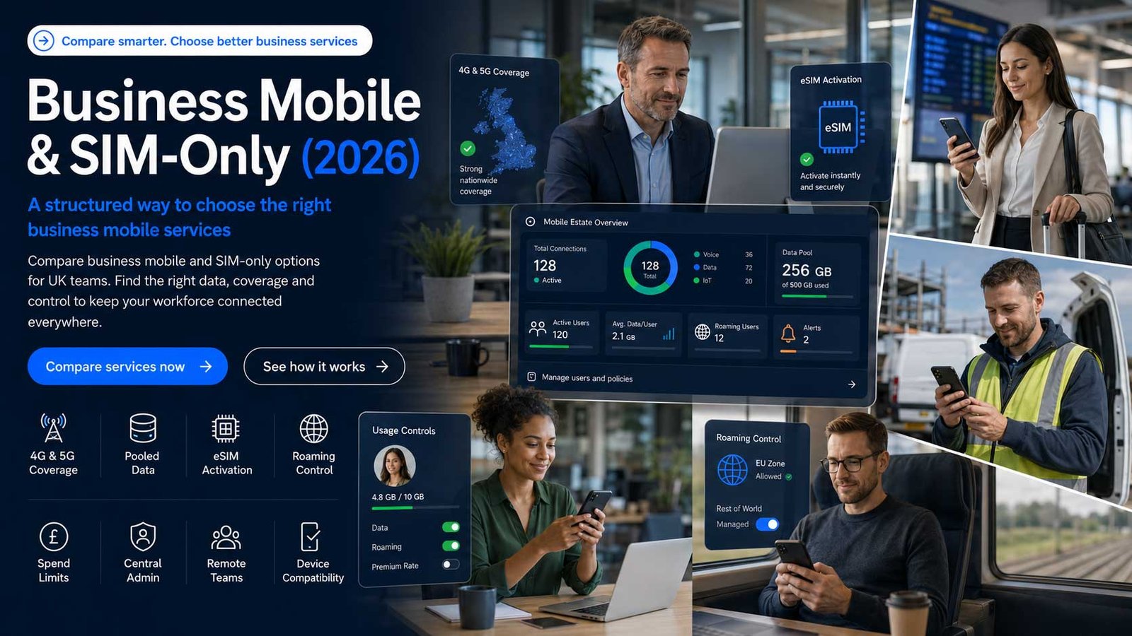 Compare Business Mobile and SIM-Only Plans UK Compare business mobile and SIM-only plans for UK businesses