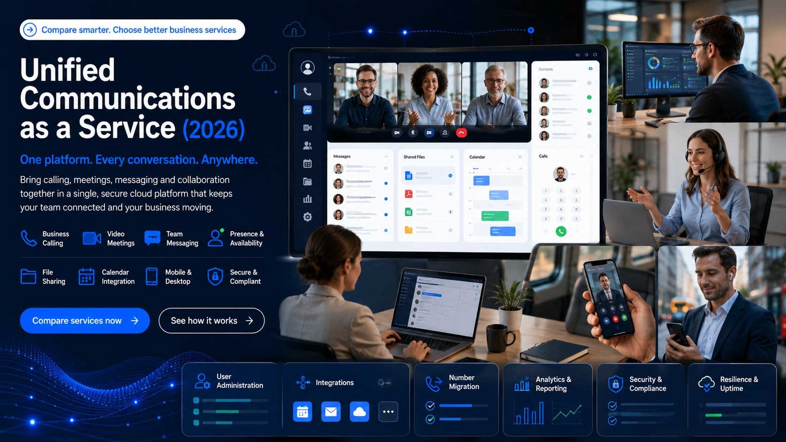 Compare unified communications and UCaaS providers for UK businesses
