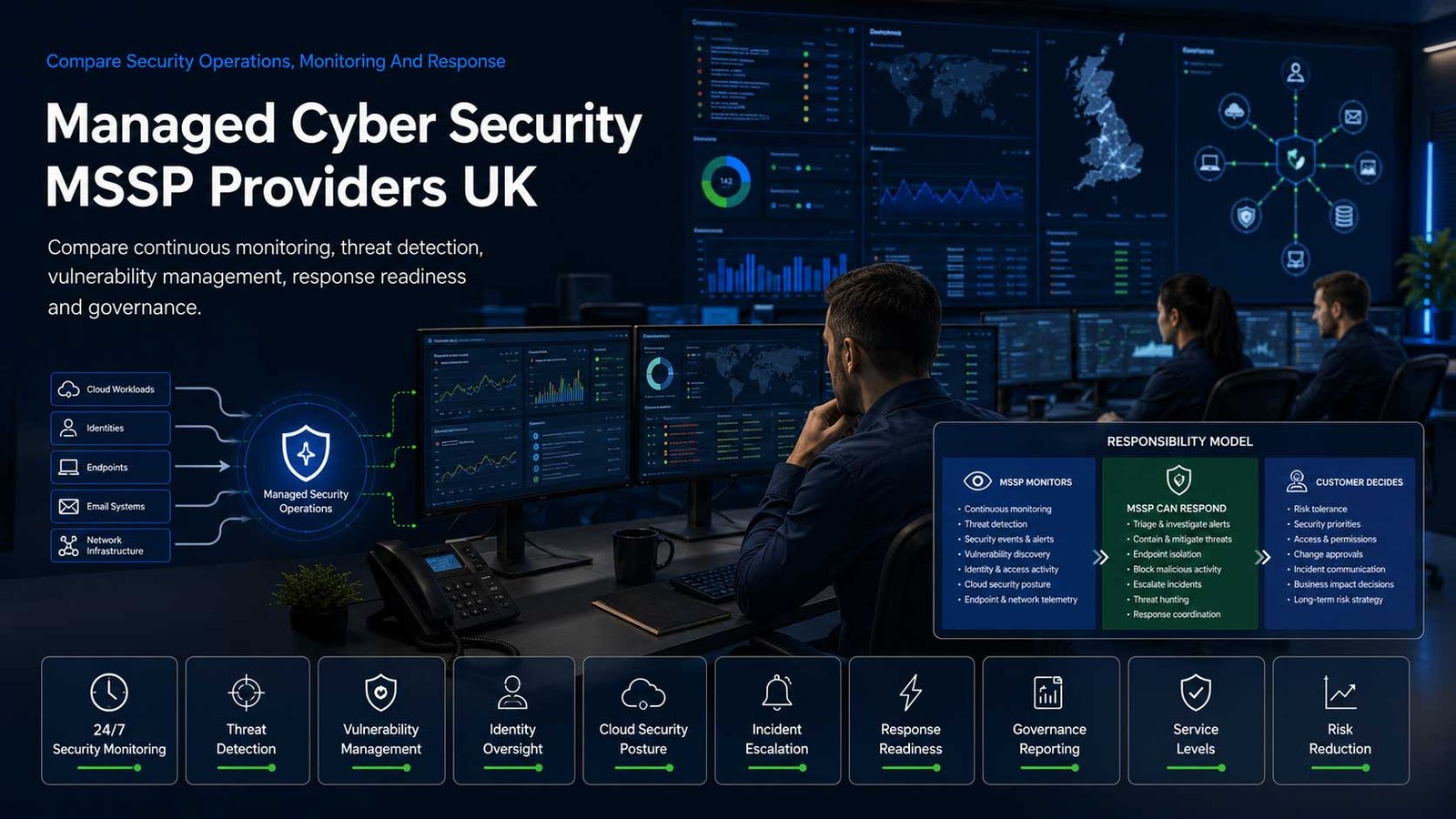 Managed cyber security protection for a UK business