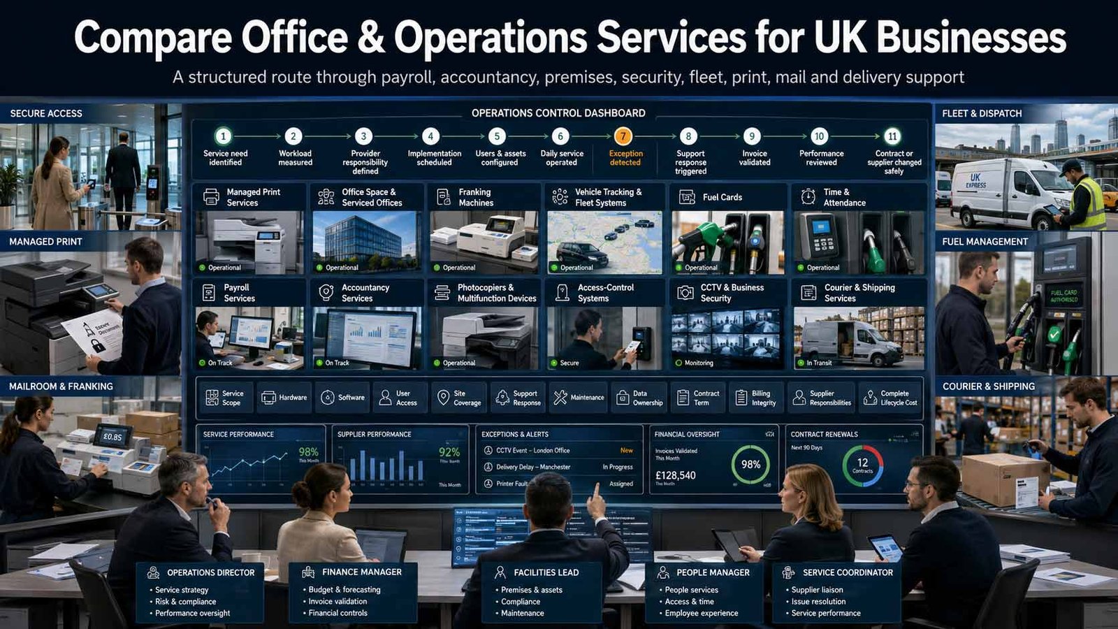 Compare office and operations services for UK businesses Compare office and operations services for UK businesses